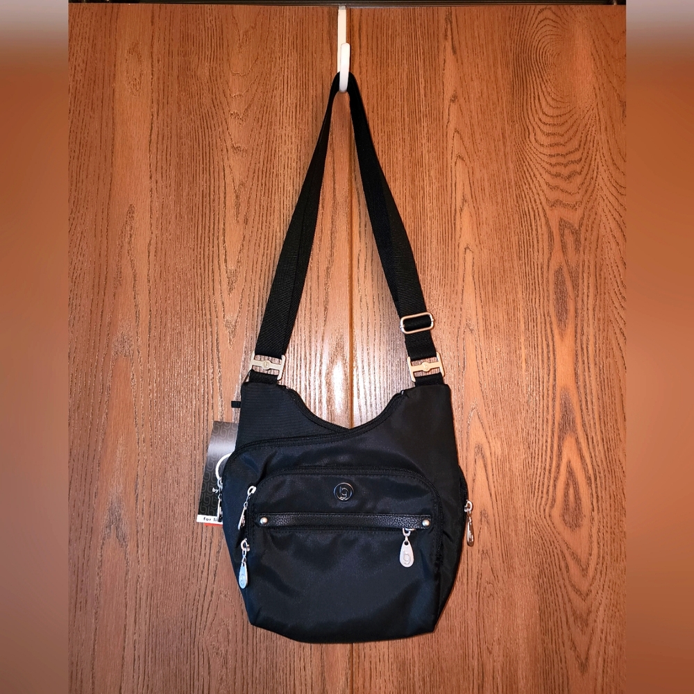 Black Charlotte Crossbody Bag By Baggallini
